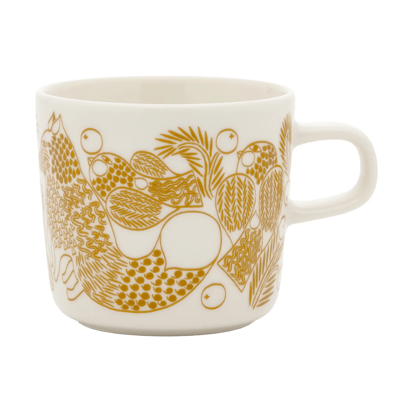 Piirto Ketunmar kahvikuppi, White-bronze ruskea, 20 cl Marimekko