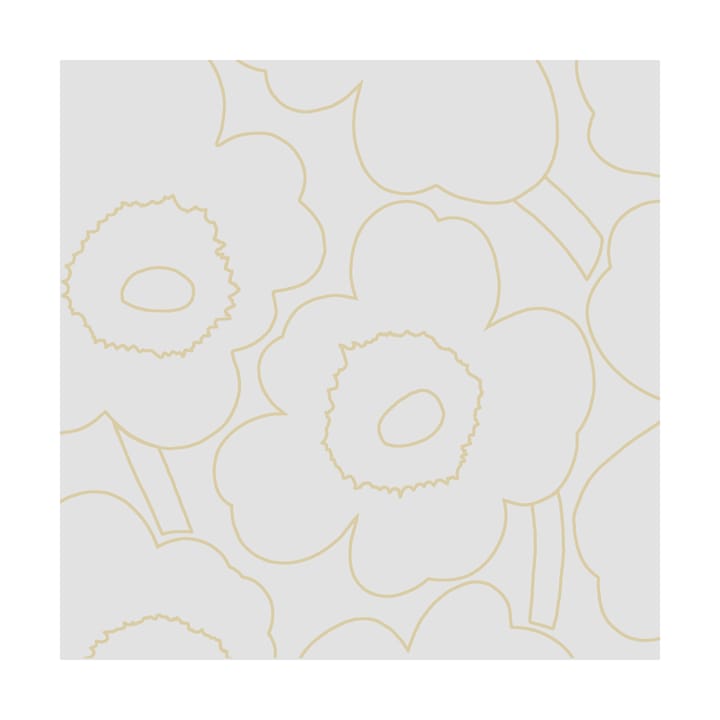 Piirto Unikko lautasliina 33x33 cm 20 kpl - Cream Gold - Marimekko