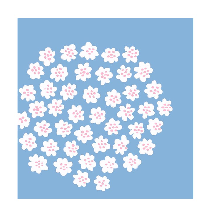 Puketti lautasliina 33x33 cm 20 kpl - Light Blue - Marimekko