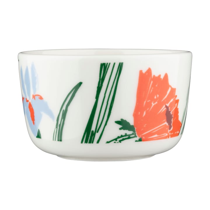 Puutarhakutsut kulho 2,5 dl - White-green-orange - Marimekko