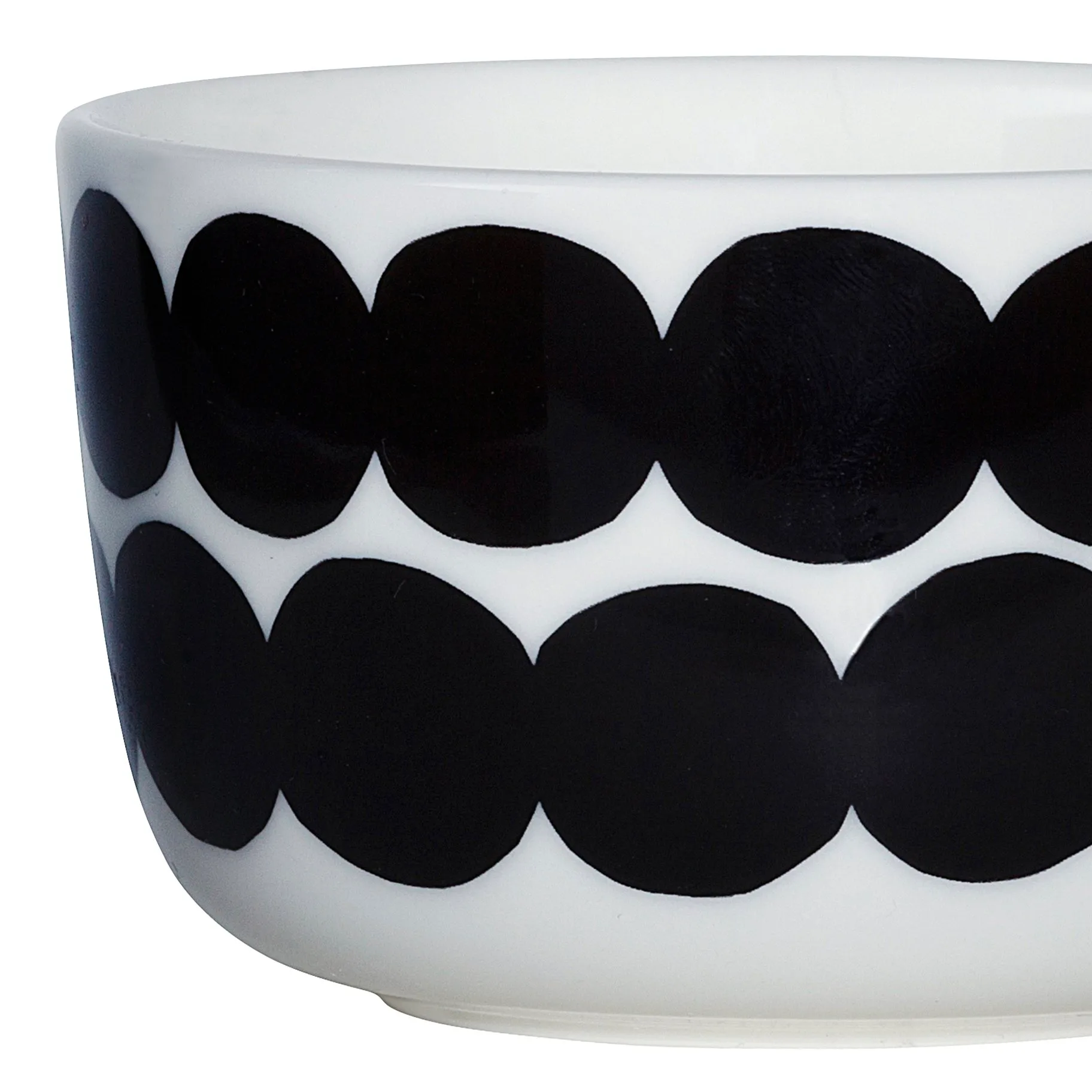 Räsymatto kulho 2,5 dl, Musta-valkoinen Marimekko