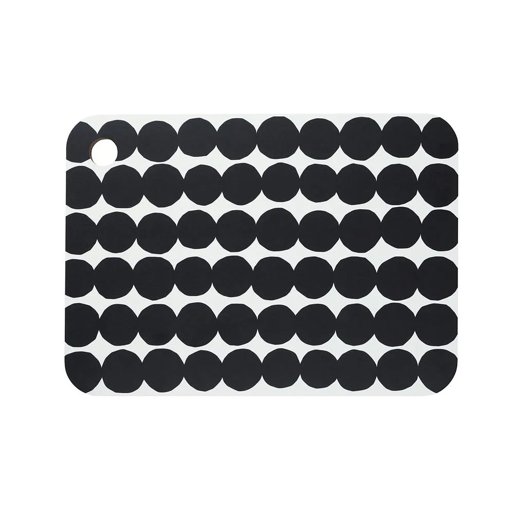 Räsymatto leikkuulauta, musta-valkoinen Marimekko