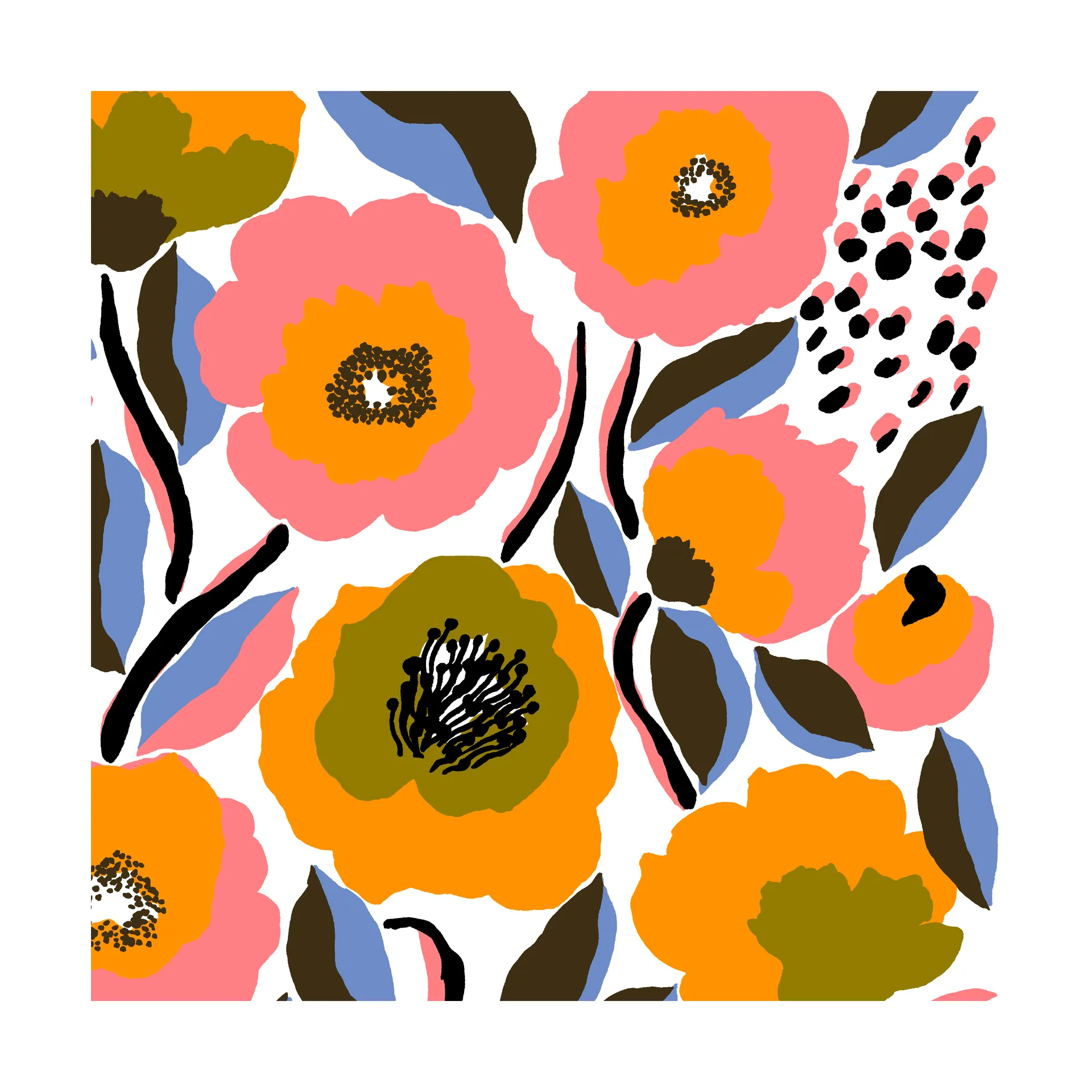 Rosarium servietti 33x33 cm 20-pakkaus, Valkoinen Marimekko