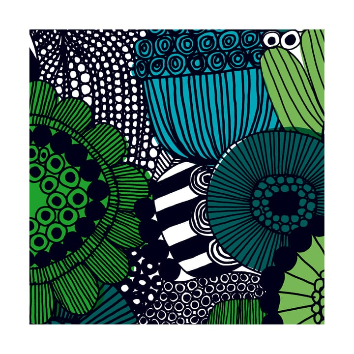 Siirtolapuutarha servietti 33x33 cm 20-pakkaus - Blue-Green - Marimekko