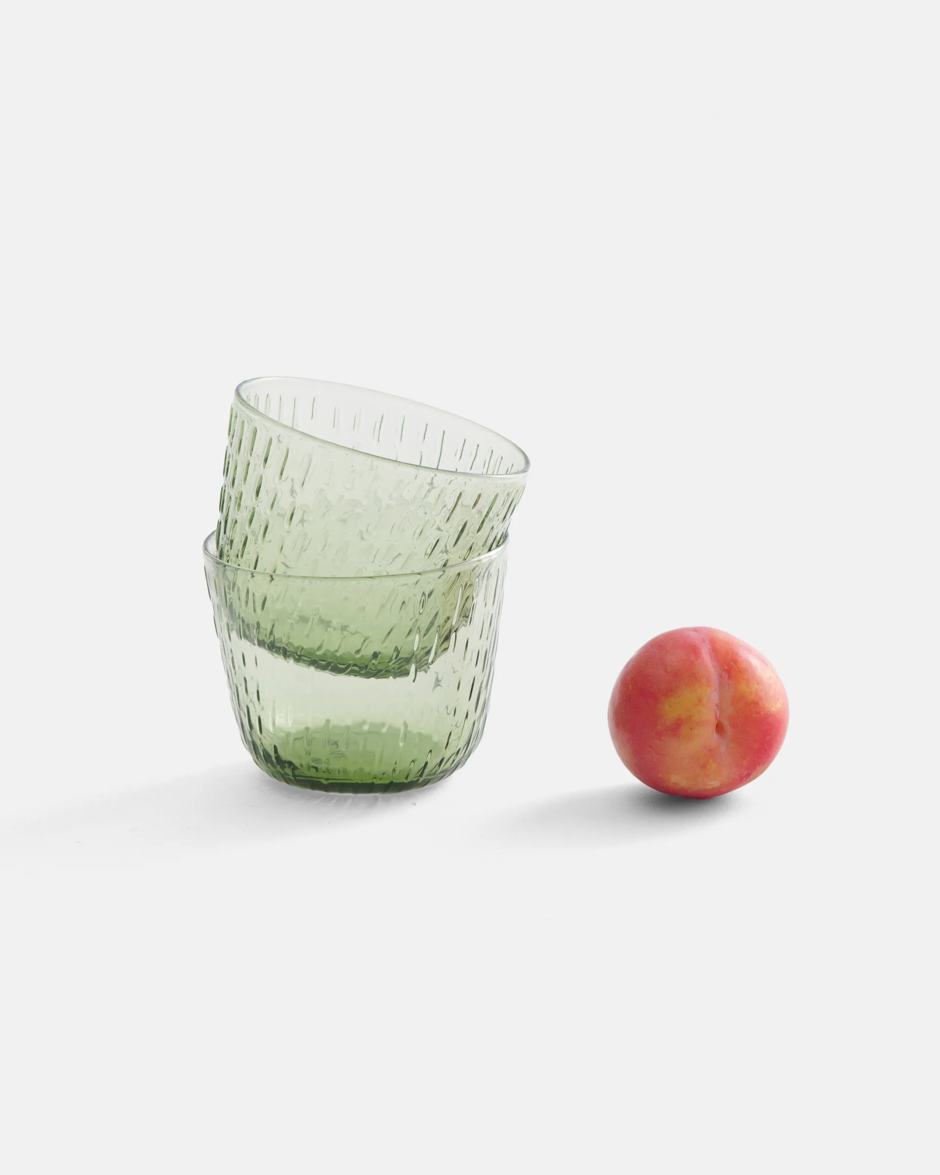 Syksy juomalasi 2 dl 2-pakkaus, Olive Marimekko