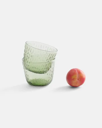 Syksy juomalasi 2 dl 2-pakkaus - Olive - Marimekko