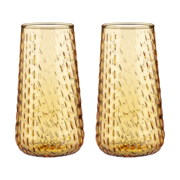 Syksy pitkä juomalasi 2-pack, Hunaja Marimekko