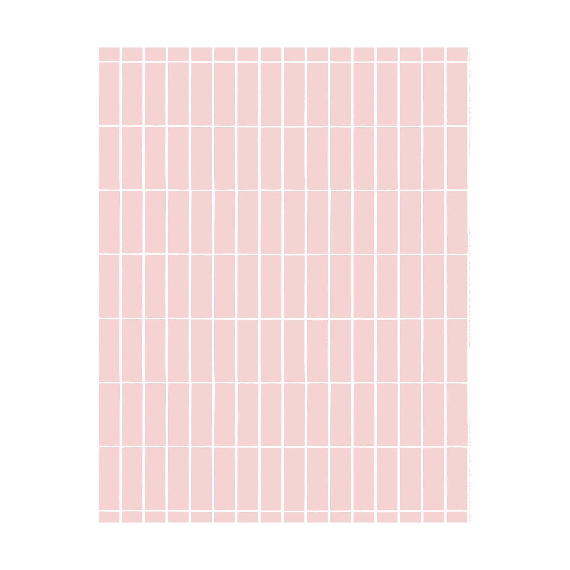 Tiiliskivi kangas, Pink Marimekko