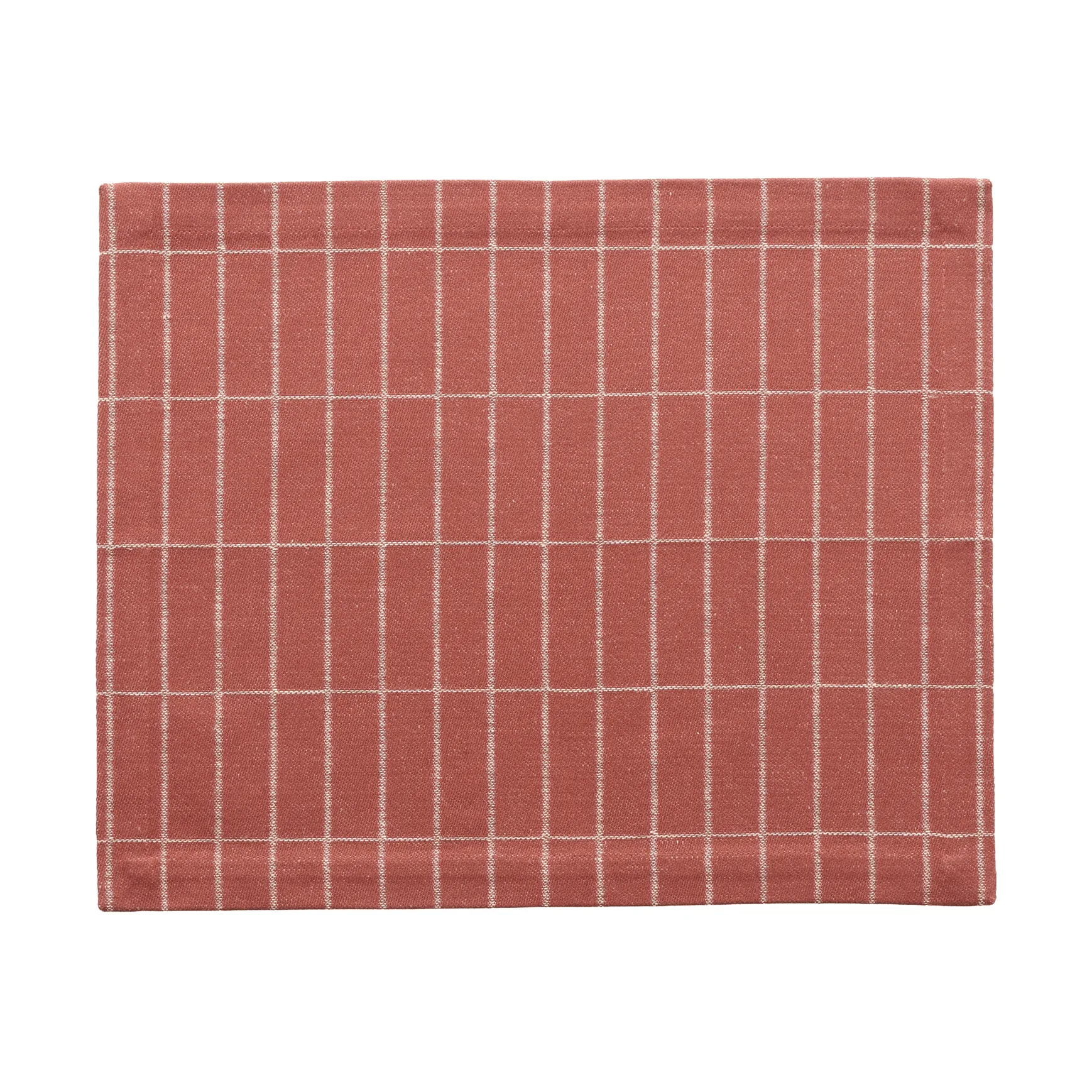 Tiiliskivi kudottu pöytätabletti, Chestnut-off white, 31x42 cm Marimekko