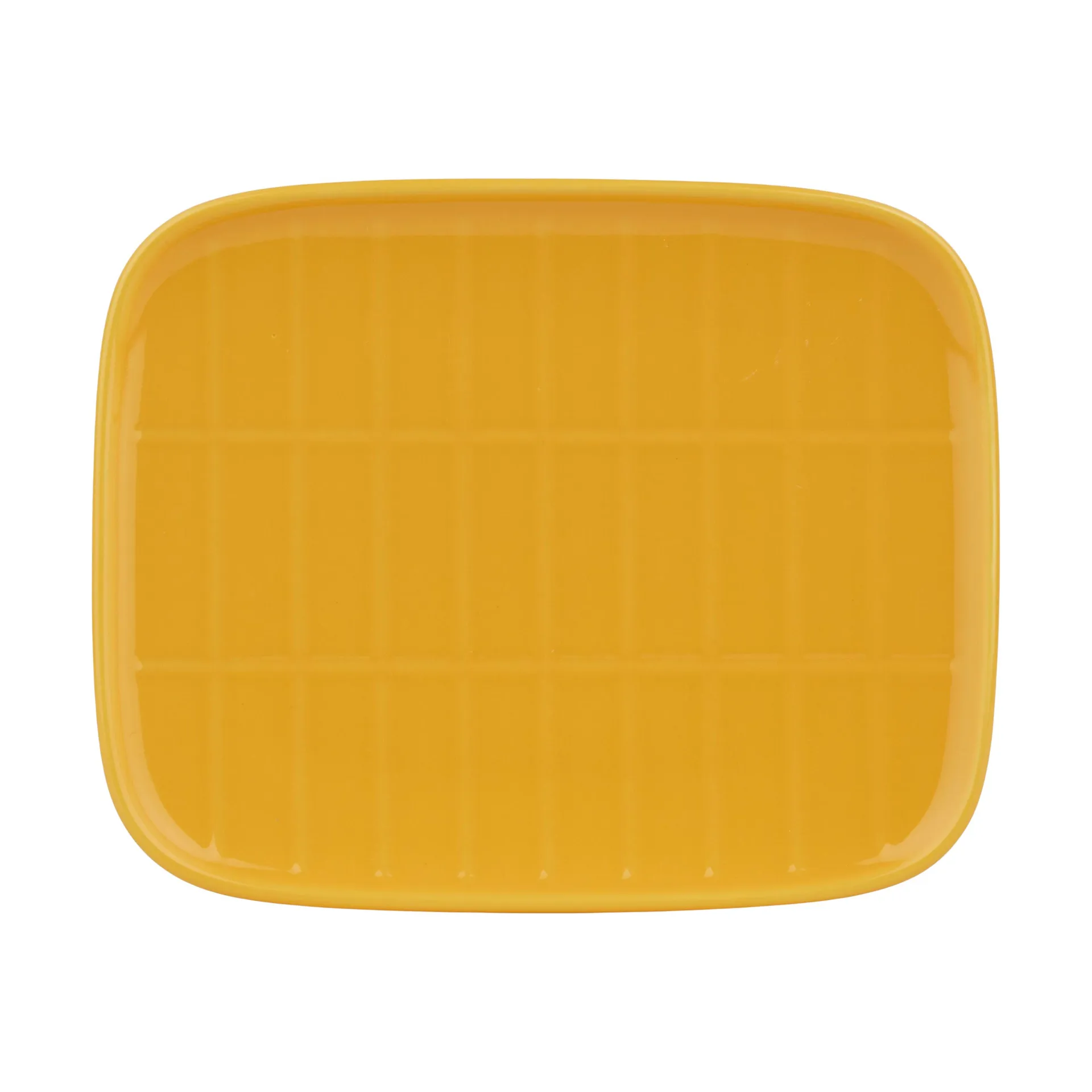 Tiiliskivi lautanen 12 x 15 cm, Keltainen Marimekko