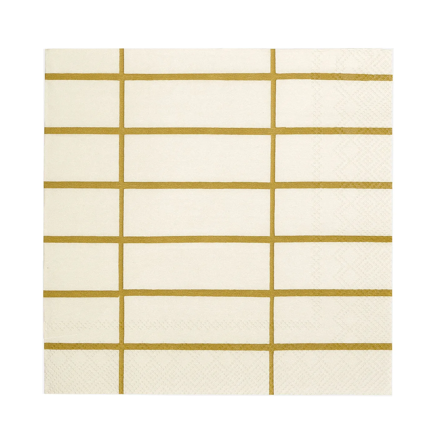 Tiiliskivi lautasliina 33 x 33 cm 20 kpl, Linen-ochre Marimekko