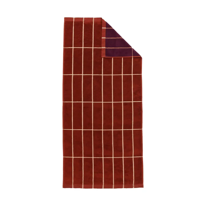 Tiiliskivi pyyhe 70x150 cm - Brick-plum-hay - Marimekko