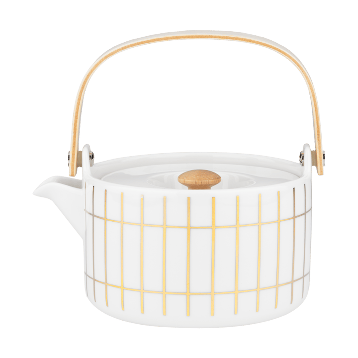 Tiiliskivi teekannu 0,7 l, White-gold Marimekko
