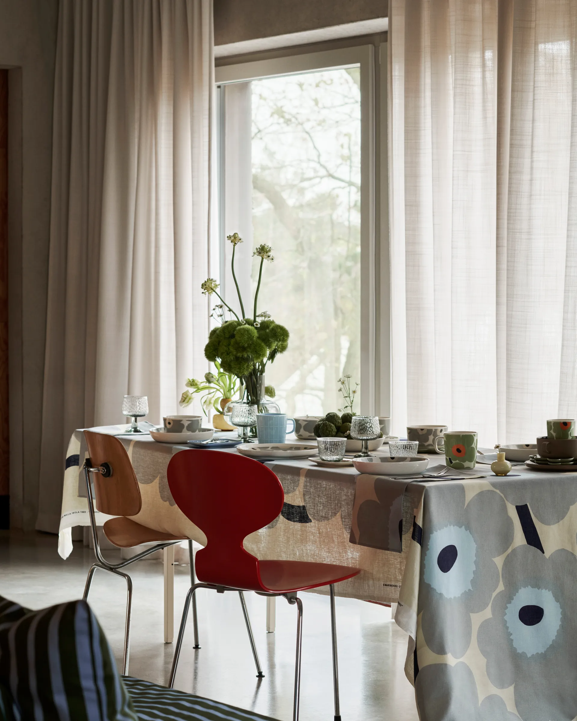 Umpu maljakko 20 cm, Misty grey Marimekko
