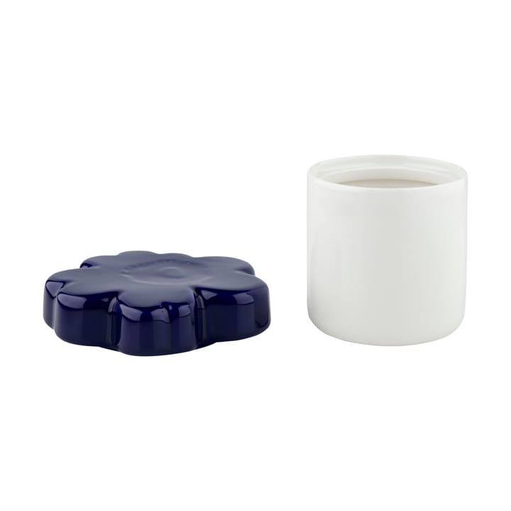 Unikko 60-juhlavuosipurkki �Ø6,5x15,5 cm, White-d. blue Marimekko