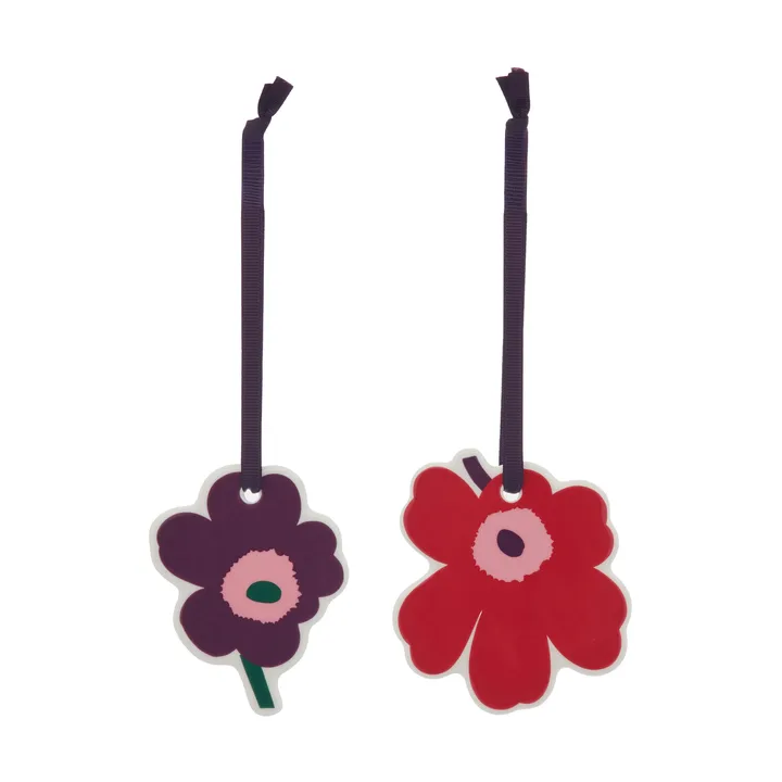 Unikko koristeornamentti - Karhunvatukka-vaaleanpunainen-luumu, 2 kpl - Marimekko