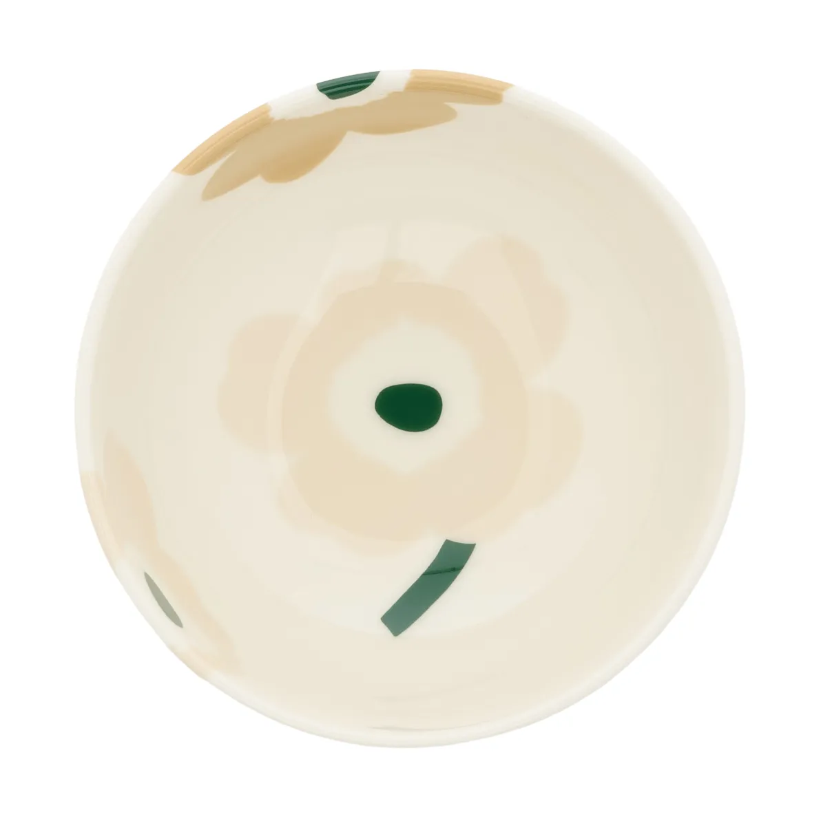 Unikko kulho 3 dl, Beige-white-light sand-dark green Marimekko
