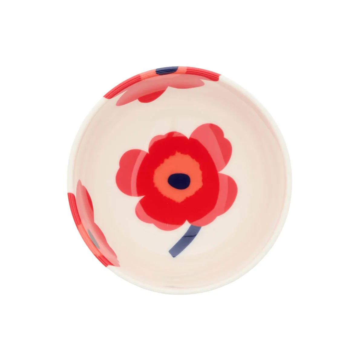 Unikko kulho 3 dl, White-red-blue Marimekko