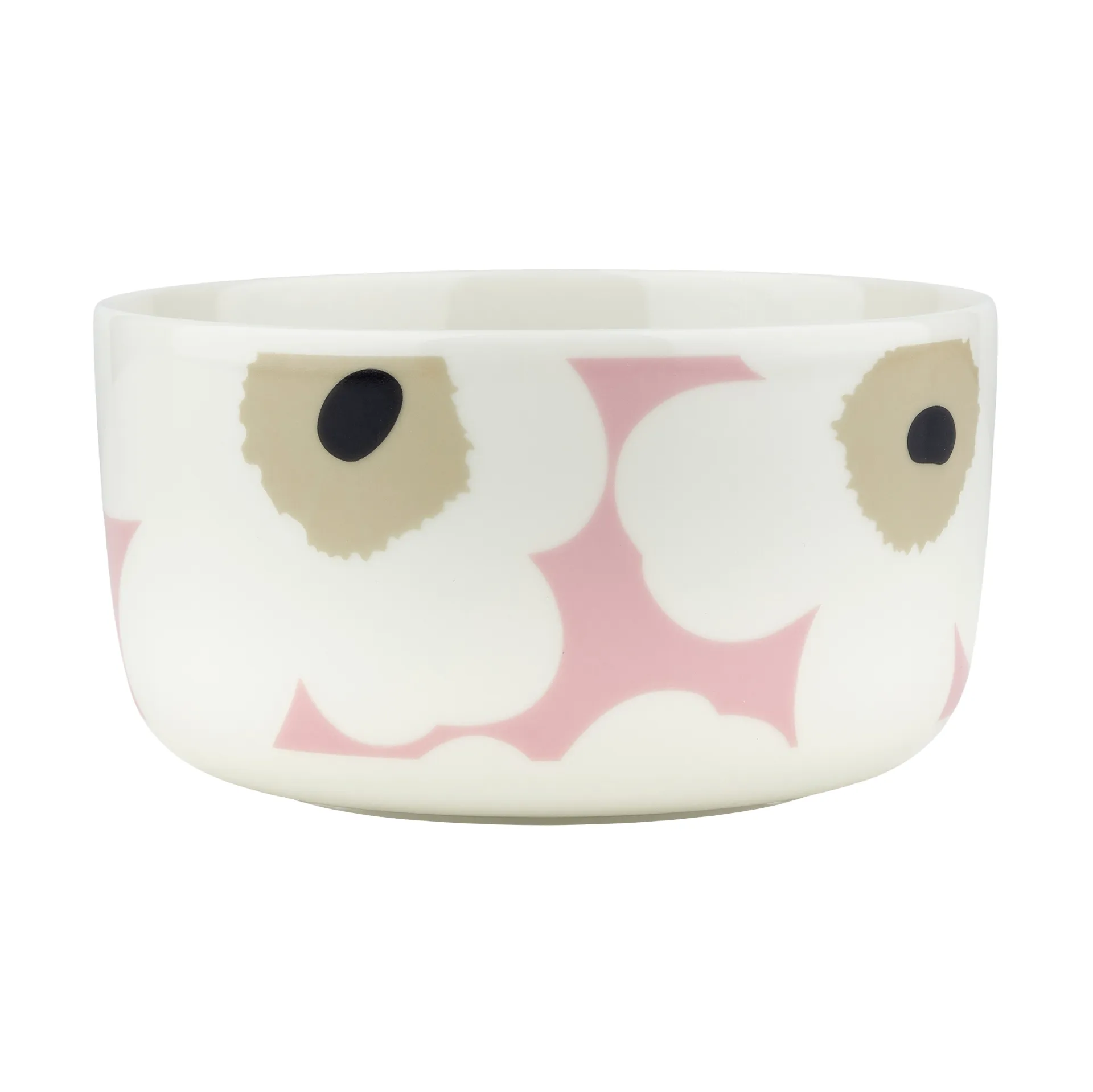 Unikko kulho 5 dl, Off white-pink-sand-charcoal Marimekko