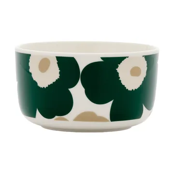 Unikko kulho 5 dl - White-dark green-beige-light sand - Marimekko