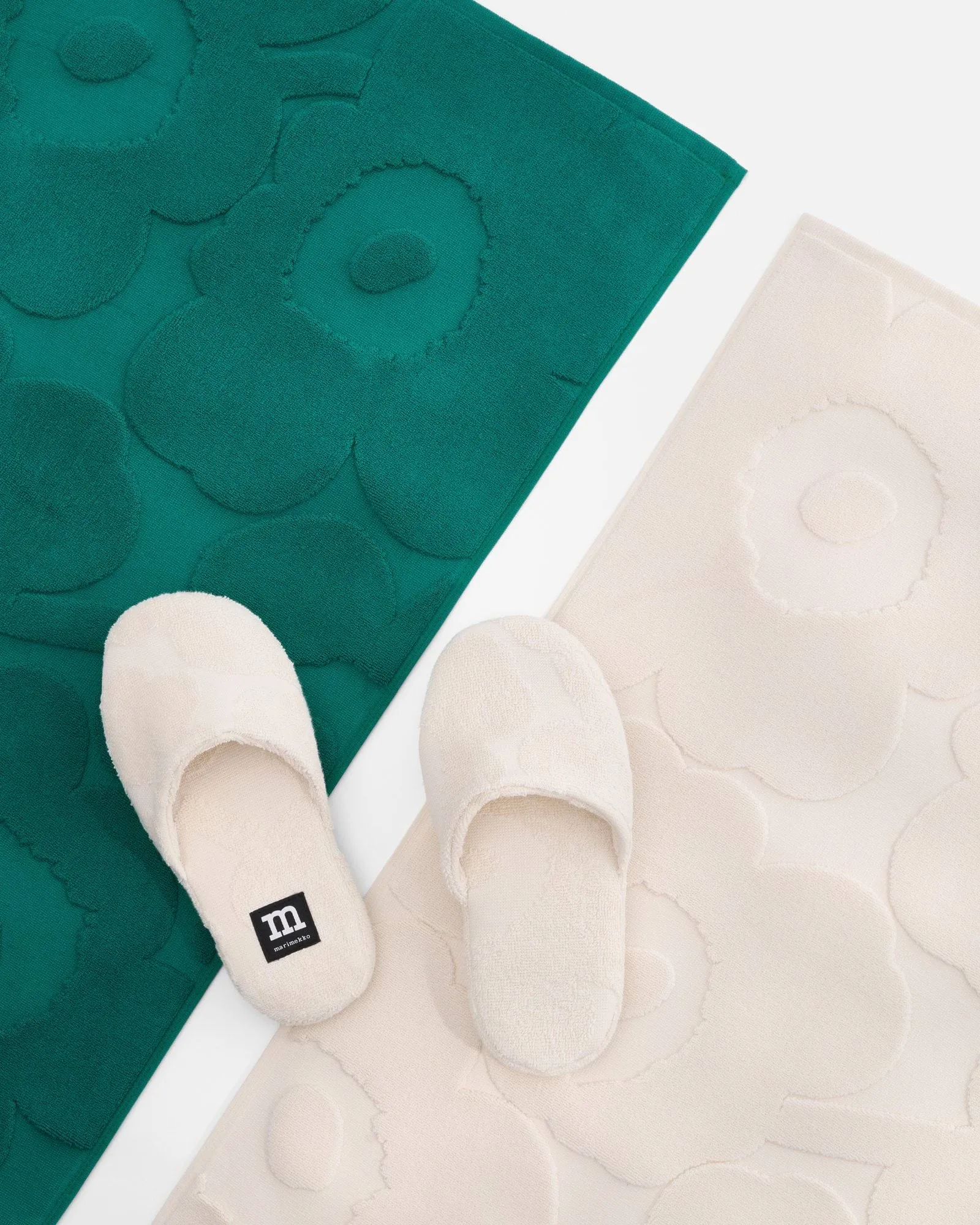 Unikko-kylpyhuonematto, Emerald Marimekko