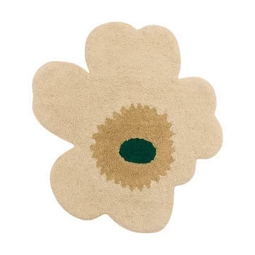 Unikko kylpymatto 73x74 cm - Hay-sand-emerald - Marimekko