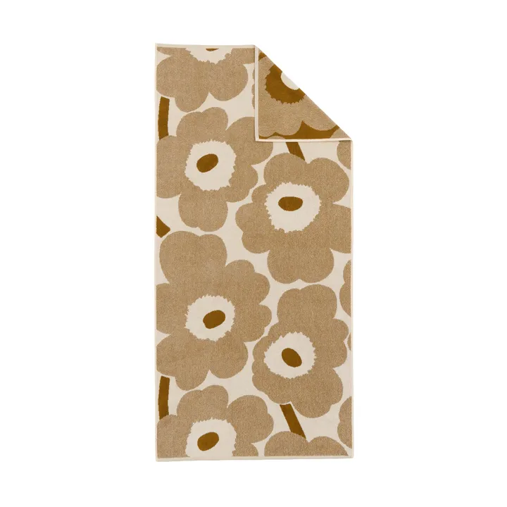 Unikko kylpypyyhe 70 x 150 cm - Off white-pronssi - Marimekko