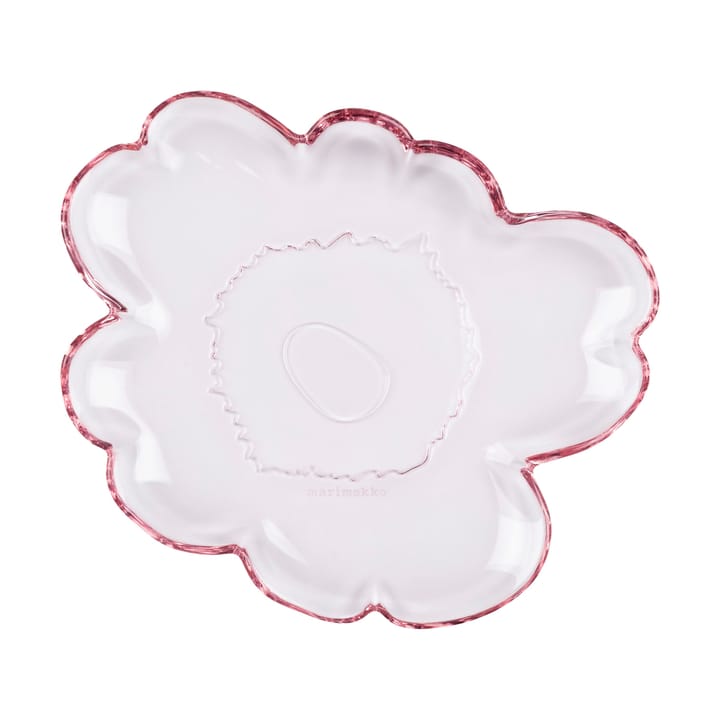 Unikko lasilautanen 20 cm - Light pink - Marimekko