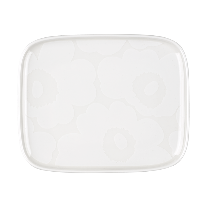 Unikko lautanen 12x15 cm, White Marimekko