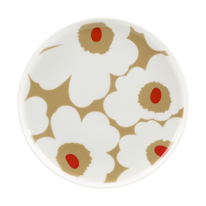 Unikko lautanen Ø 20 cm, White-beige-red Marimekko