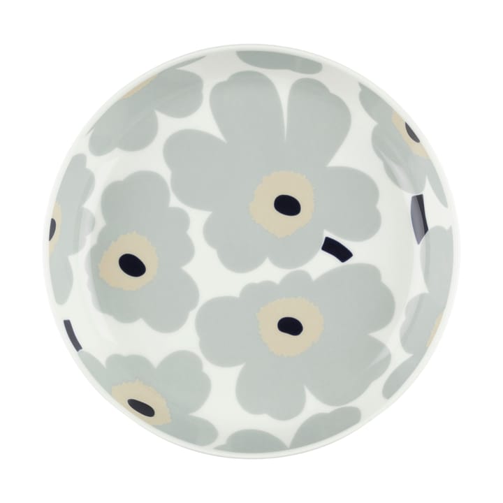 Unikko lautanen Ø20,5 cm - White-light grey-sand-dark blue - Marimekko