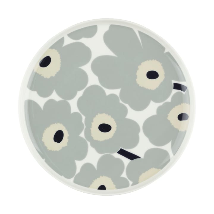 Unikko lautanen Ø 25 cm, White-light grey-sand-dark blue Marimekko