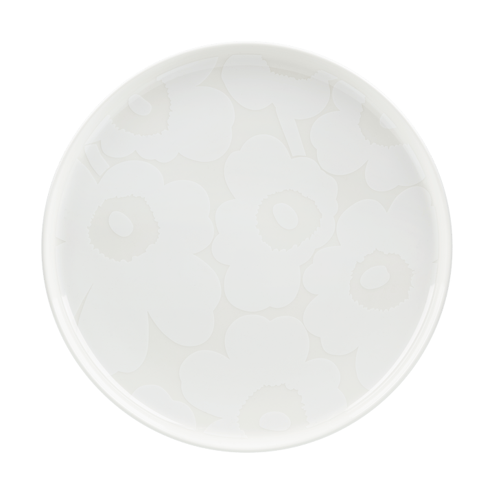 Unikko lautanen Ø 25 cm, White Marimekko