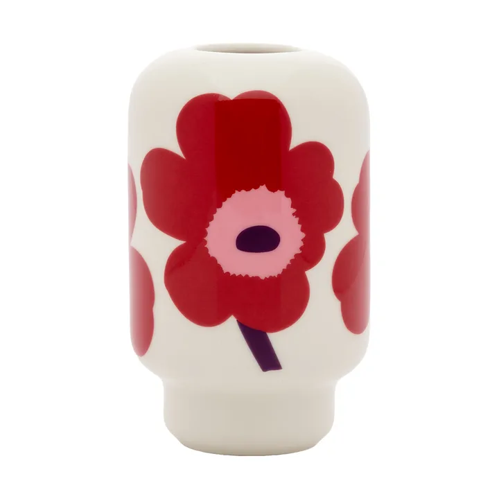 Unikko maljakko 14 cm - White-cranberry-pink-plum - Marimekko
