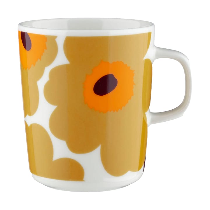 Unikko muki 25 cl - White-caramel-warm orange - Marimekko