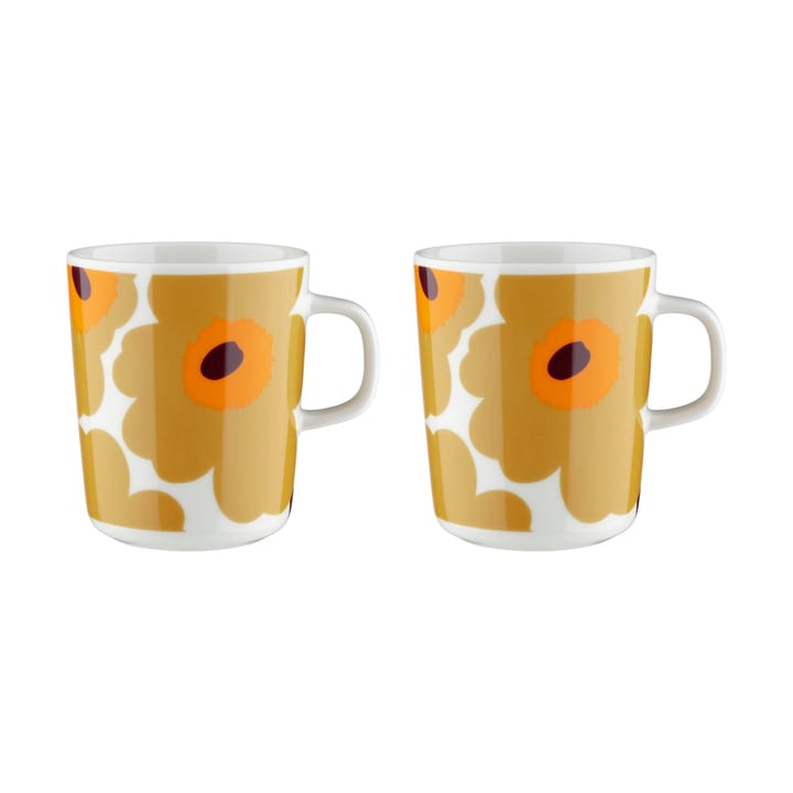 Unikko muki 2,5 dl 2-pakkaus - Valkoinen - Marimekko