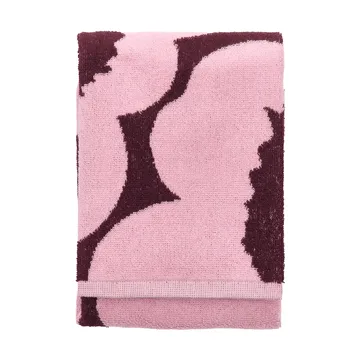 Unikko pyyhe 50 x 70 cm - Plum-pink - Marimekko