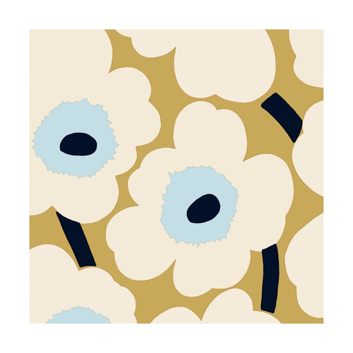 Unikko servetti 33x33 cm 20 kpl - Beige-Blue - Marimekko