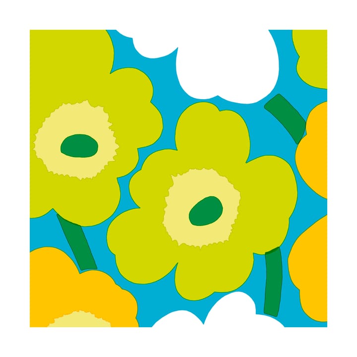 Unikko servetti 33x33 cm 20 kpl - Blue-Green - Marimekko