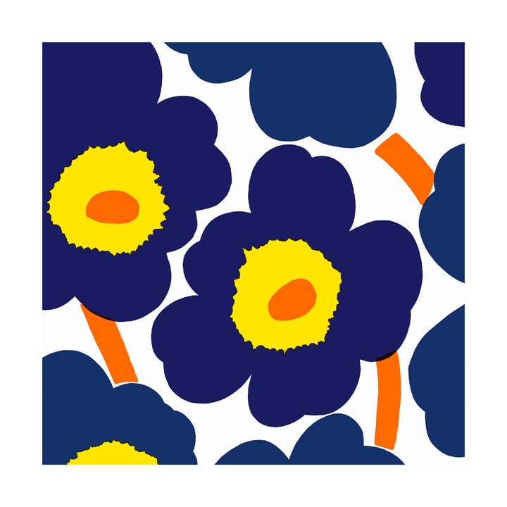 Unikko servetti 33x33 cm 20 kpl - Blue-Yellow - Marimekko