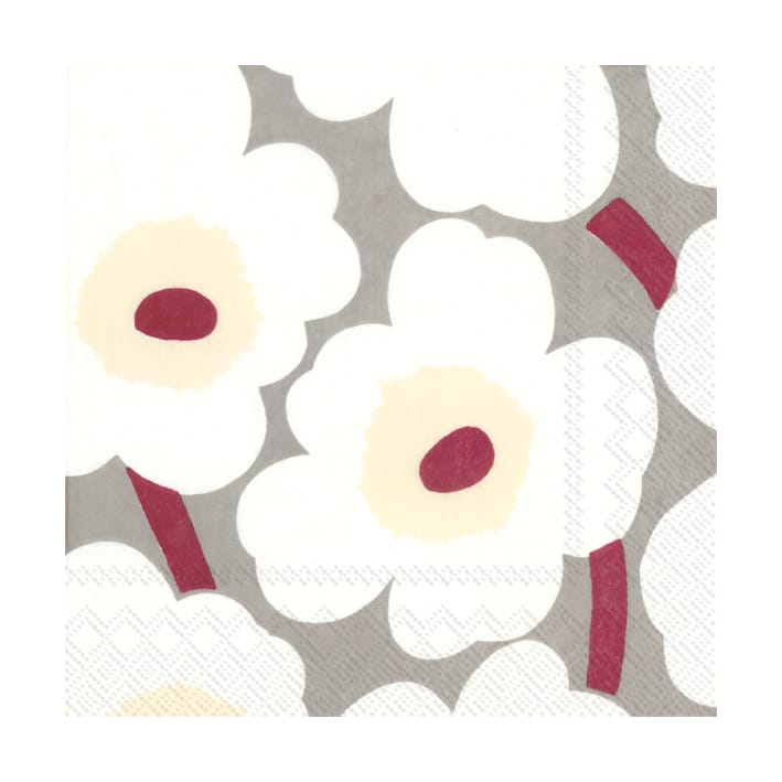 Unikko servetti 33x33 cm 20 kpl - Cream - Marimekko