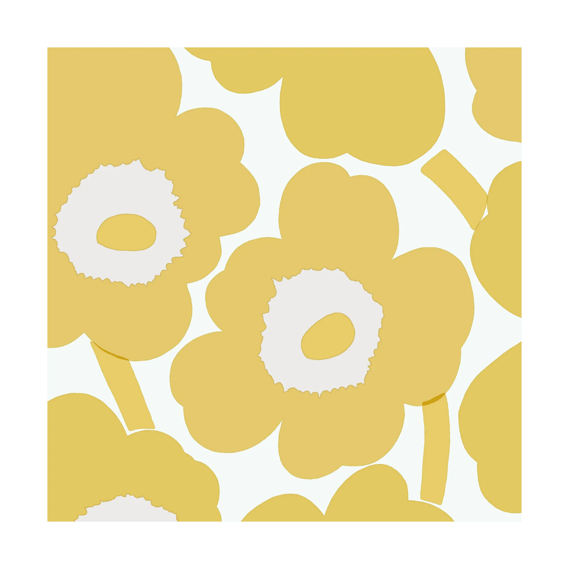 Unikko servetti 33x33 cm 20 kpl, Kulta Marimekko