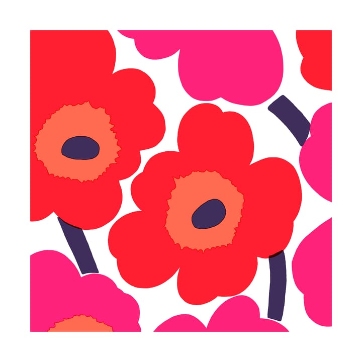 Unikko servetti 33x33 cm 20 kpl - Punainen - Marimekko