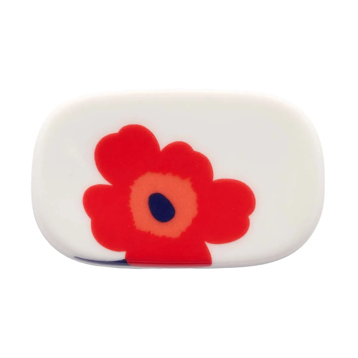 Unikko syömäpuikkoteline, White-red-blue Marimekko