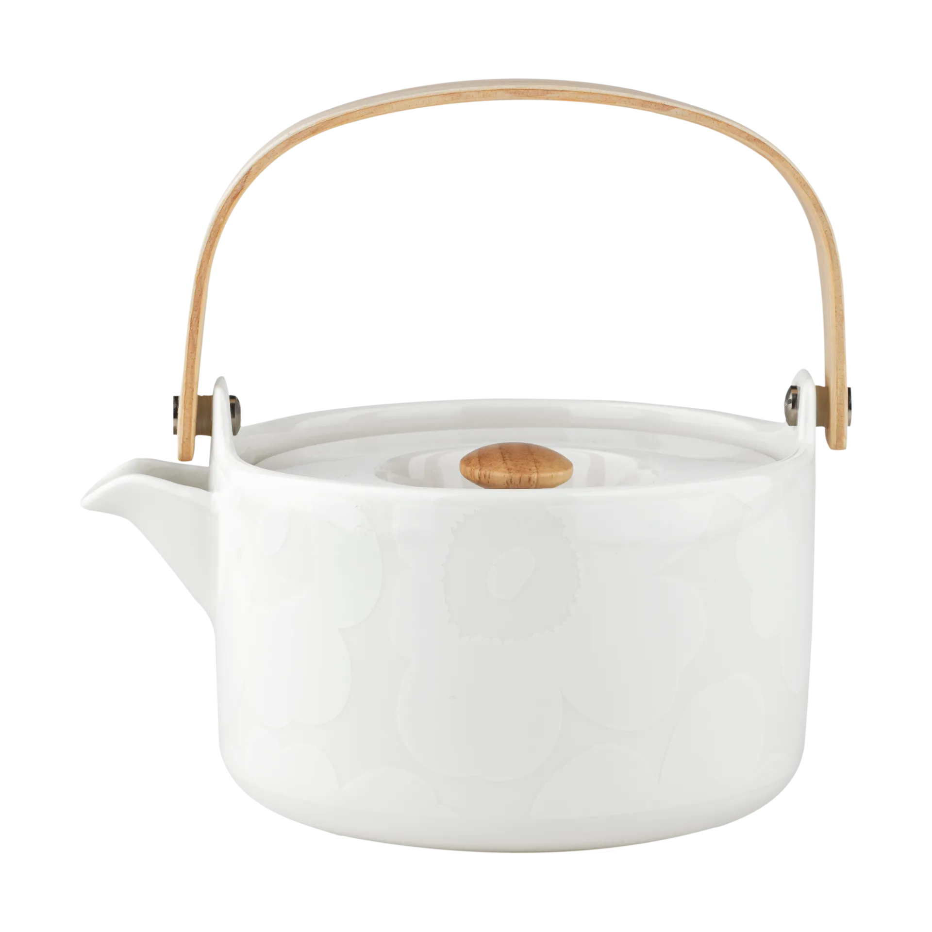 Unikko teekannu 0,7 l, White Marimekko