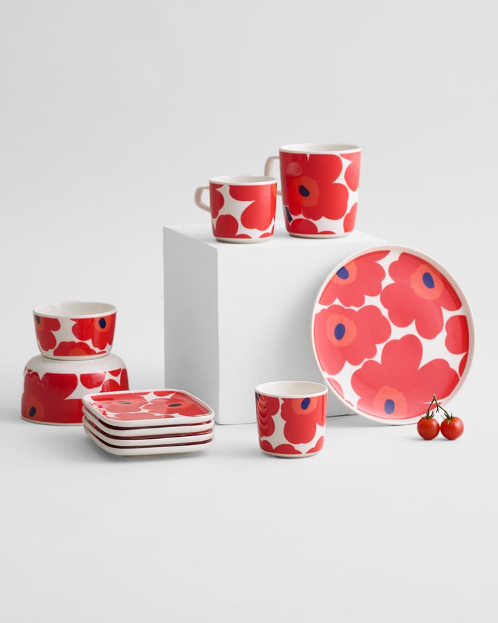 Unikko teemuki 4 dl, Punainen-valkoinen Marimekko