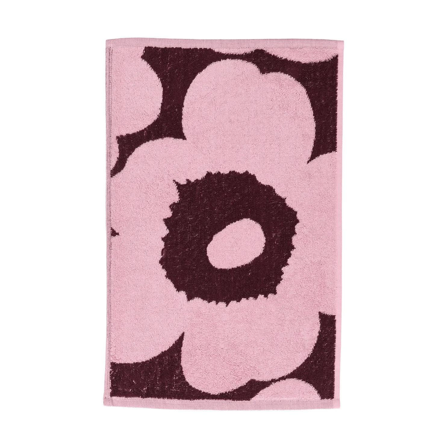 Marimekko Unikko vieraspyyhe 30 x 50 cm Plum-pink