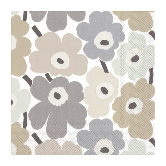 Unikot servetti 33 x 33 cm 20-pakkaus, Linen Marimekko