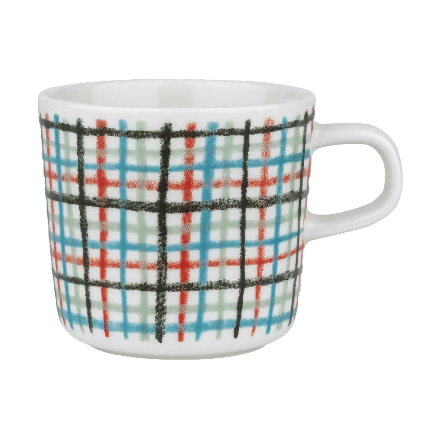 Urdimbre kuppi 2 dl, White-red-sage-petrol blue Marimekko