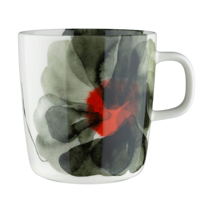 Valssi muki 40 cl - White-forest green-tomato red - Marimekko